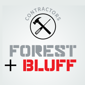 Forest &amp; Bluff Contractors Logo