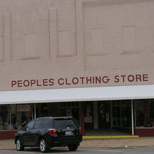 Peoples Clothing Store Logo