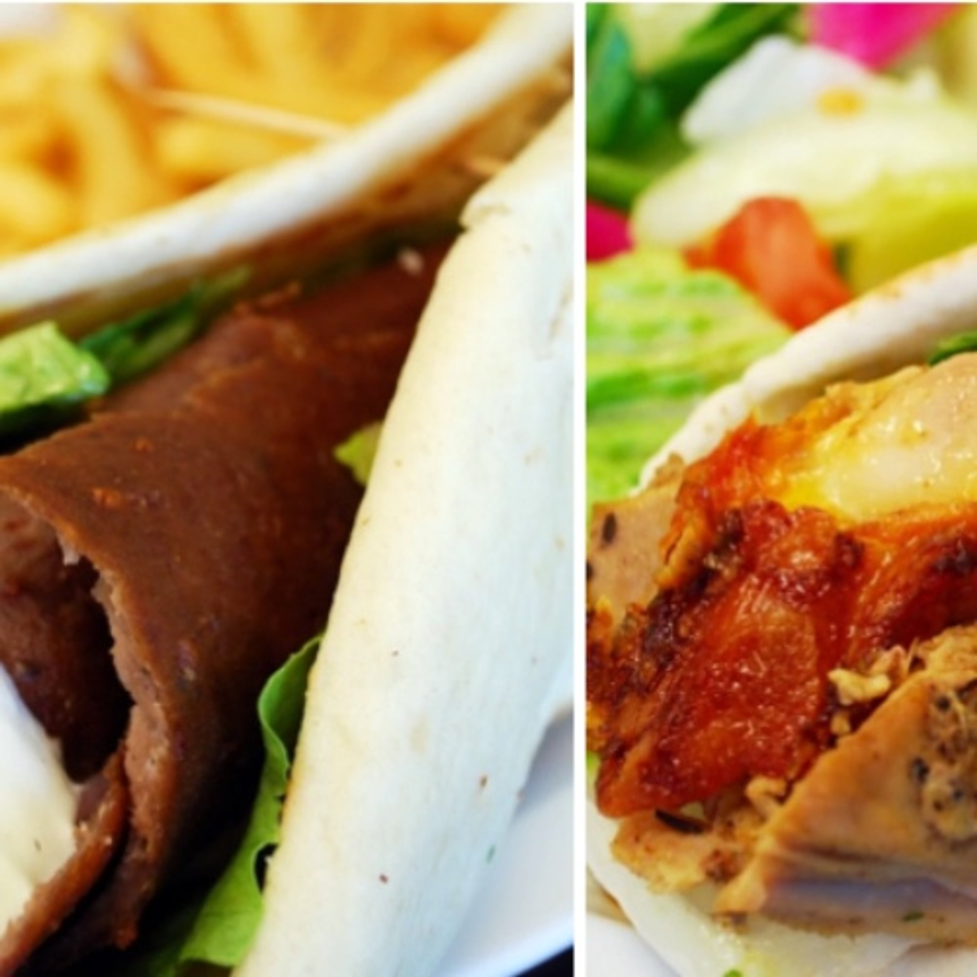Two WRAPS with 2 SIDES
