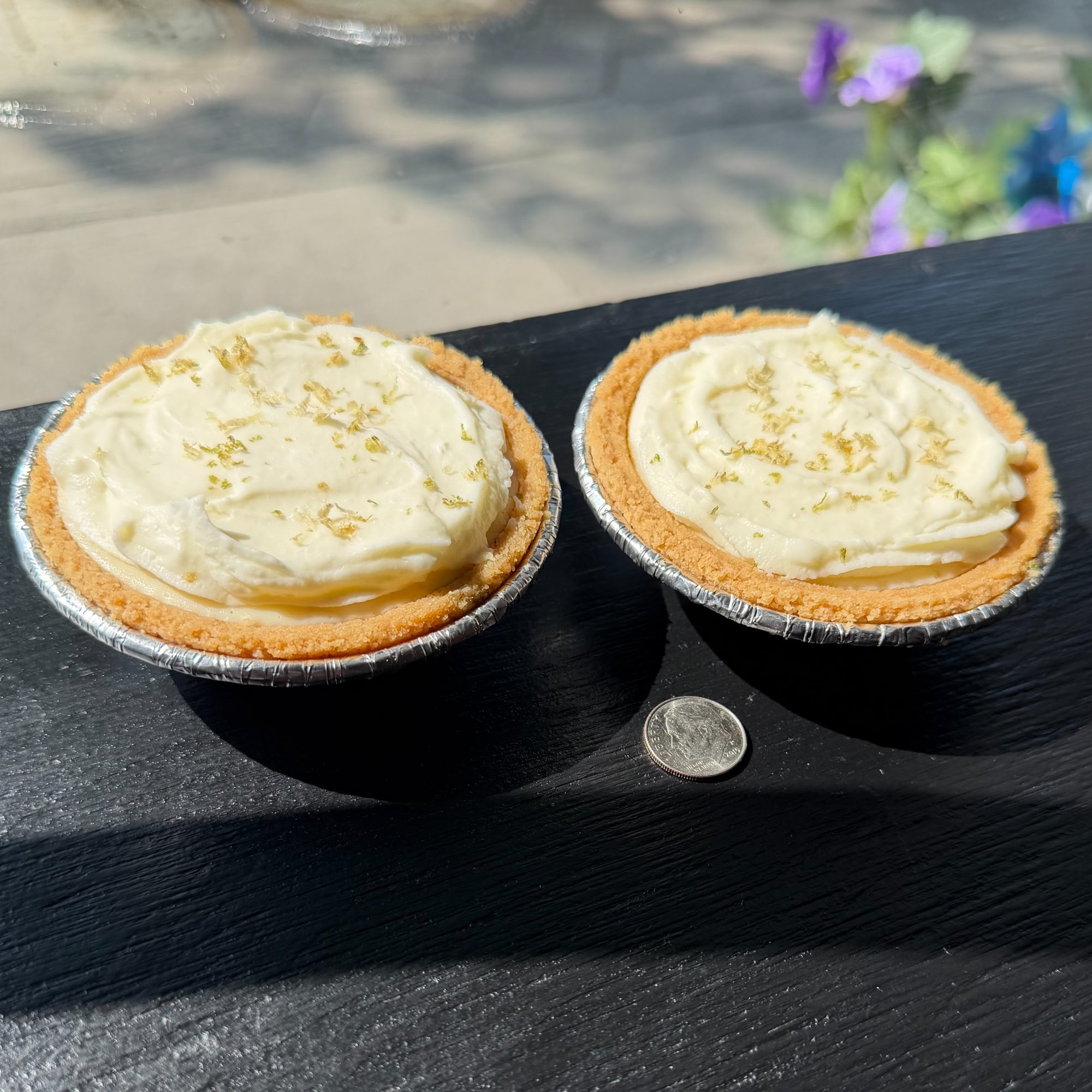 Creamy Key lime "mini" pies
