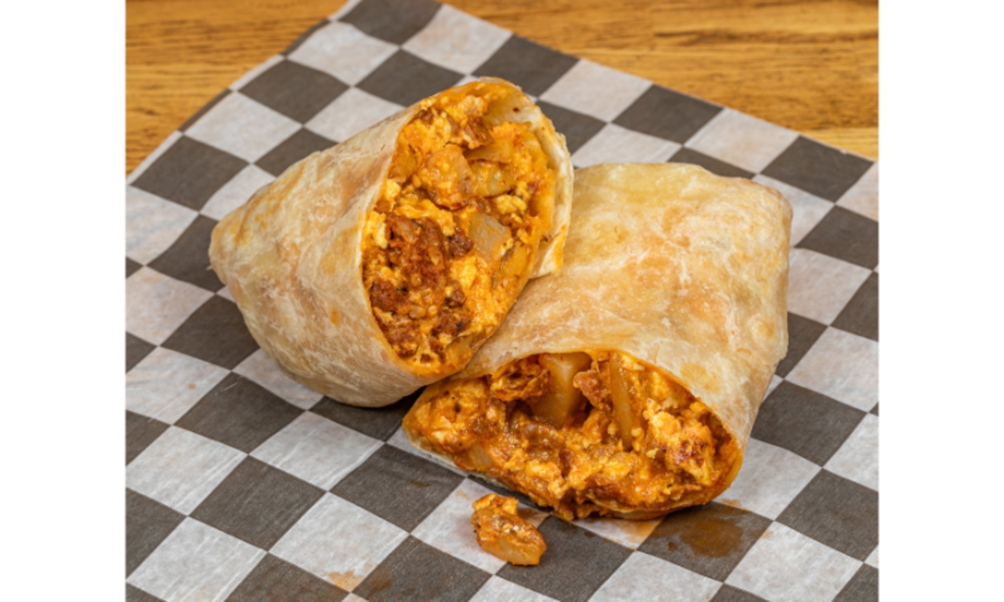 23. Chorizo Home Fries Cheese Red Sauce