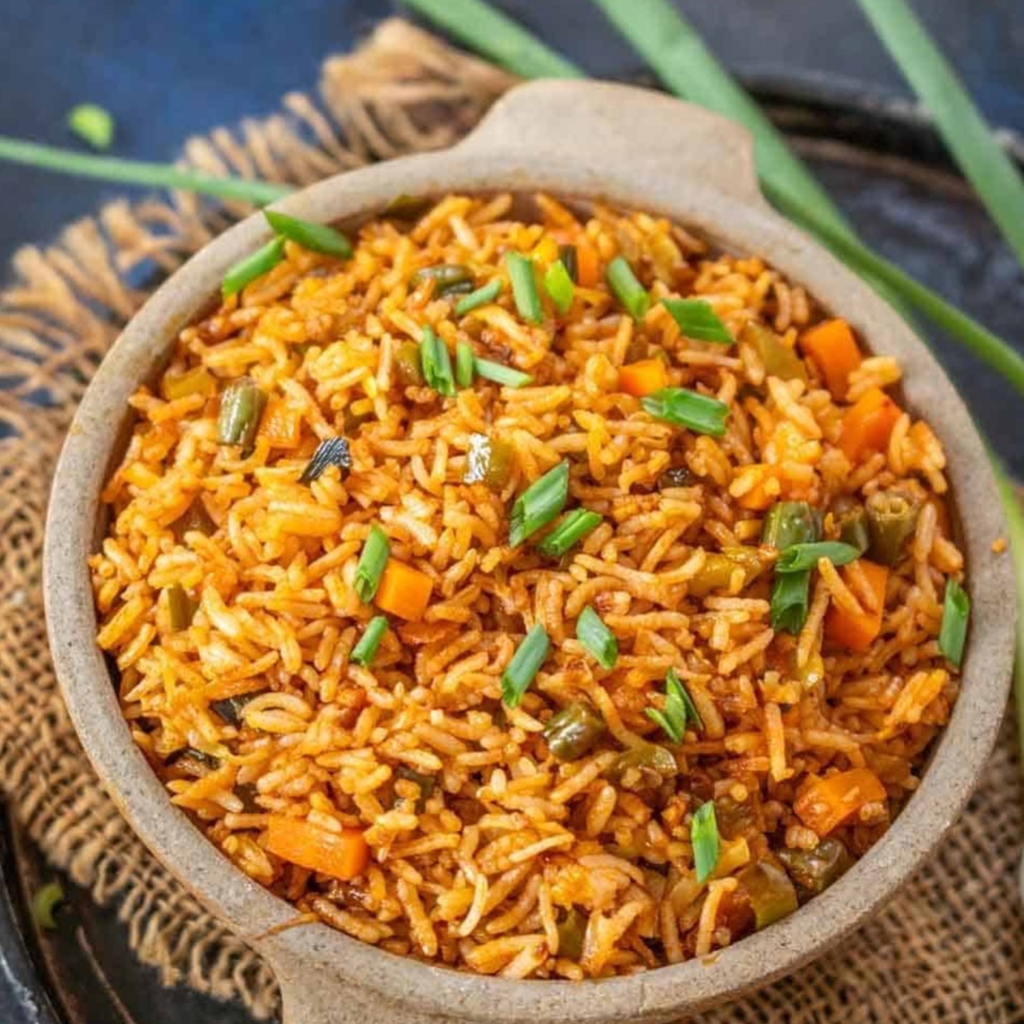 Family Pack - Schezwan Veg Fried Rice (64 oz)