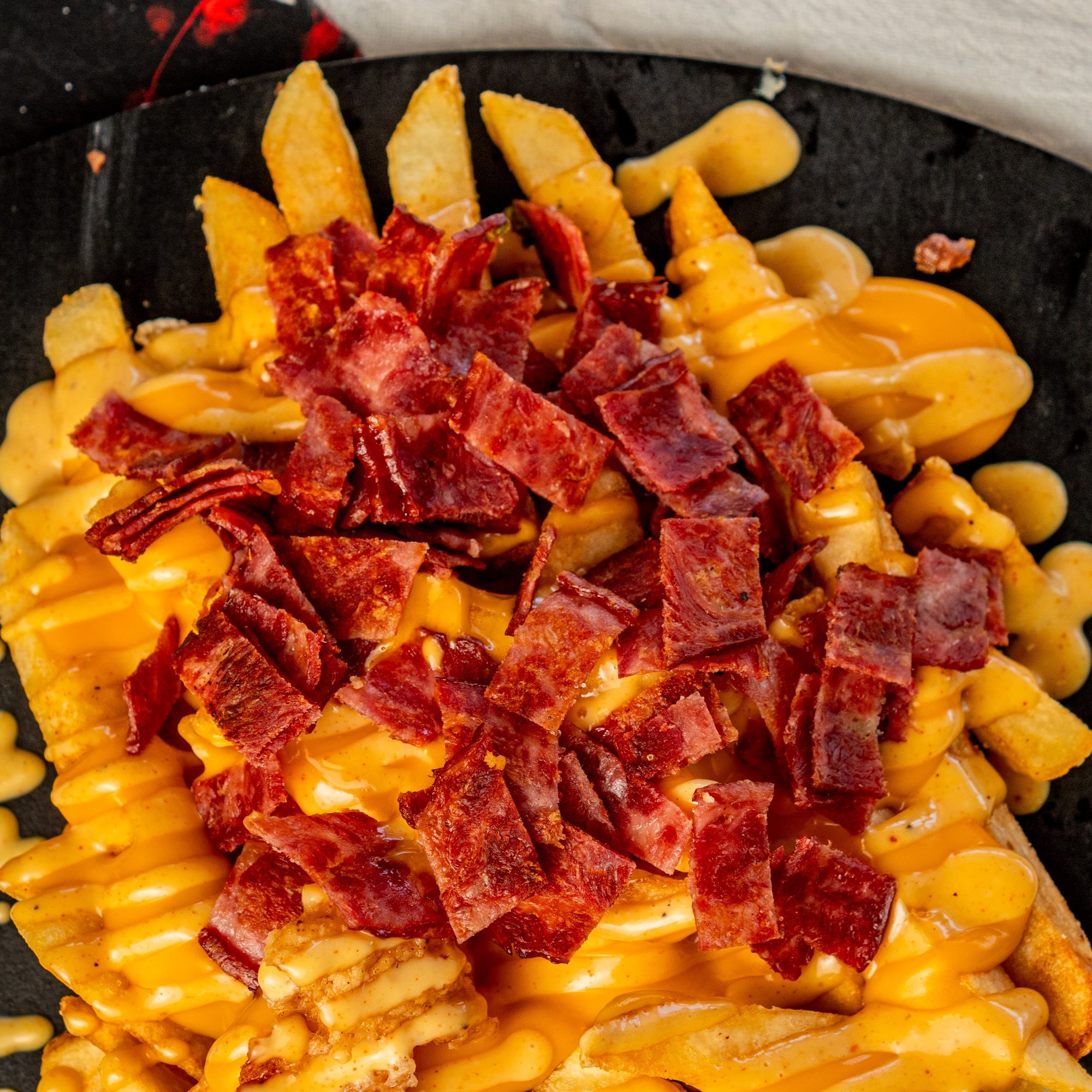 Turkey Bacon Loaded Fries