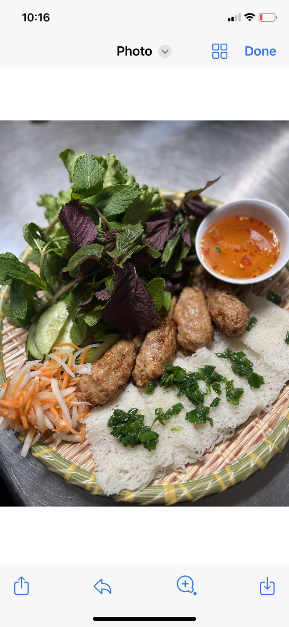 Sugar Cane Shrimp- Banh Hoi Chao Tom