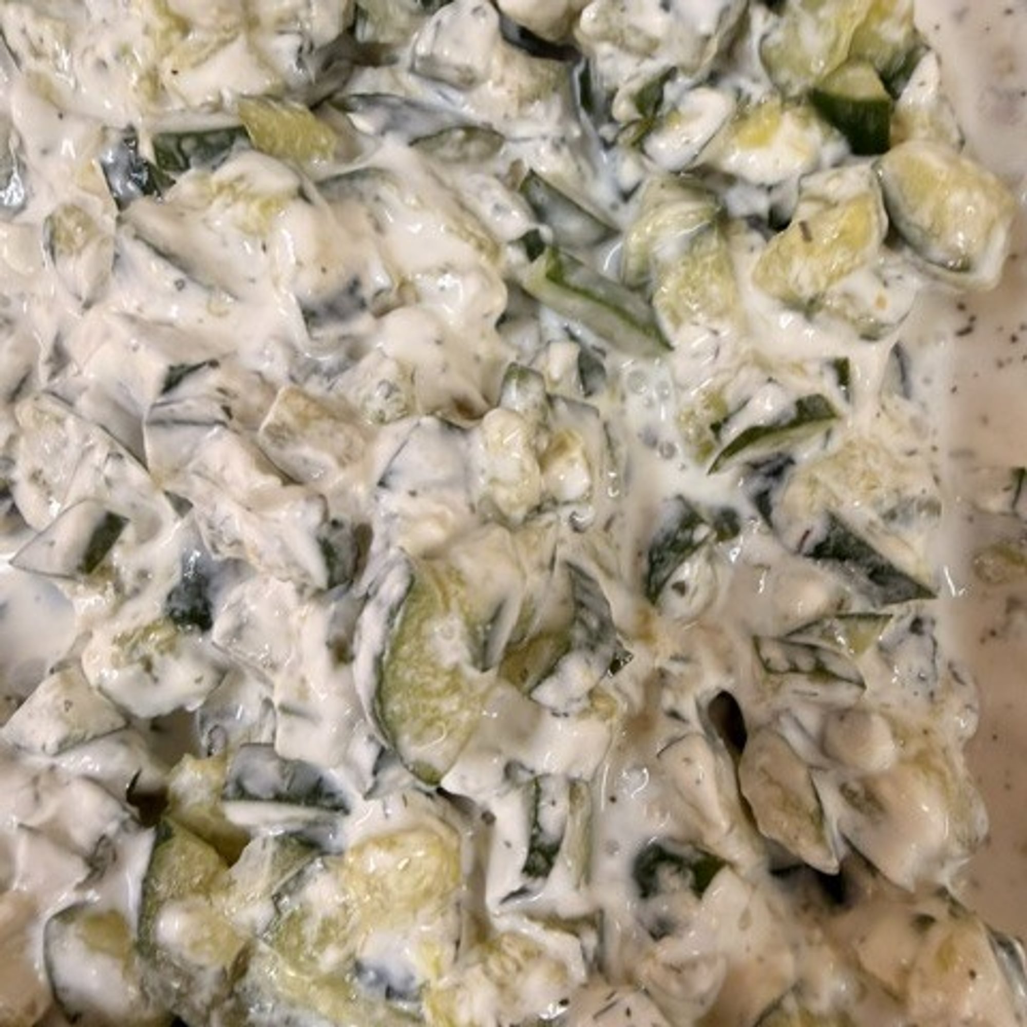 Yogurt Cucumber Salad