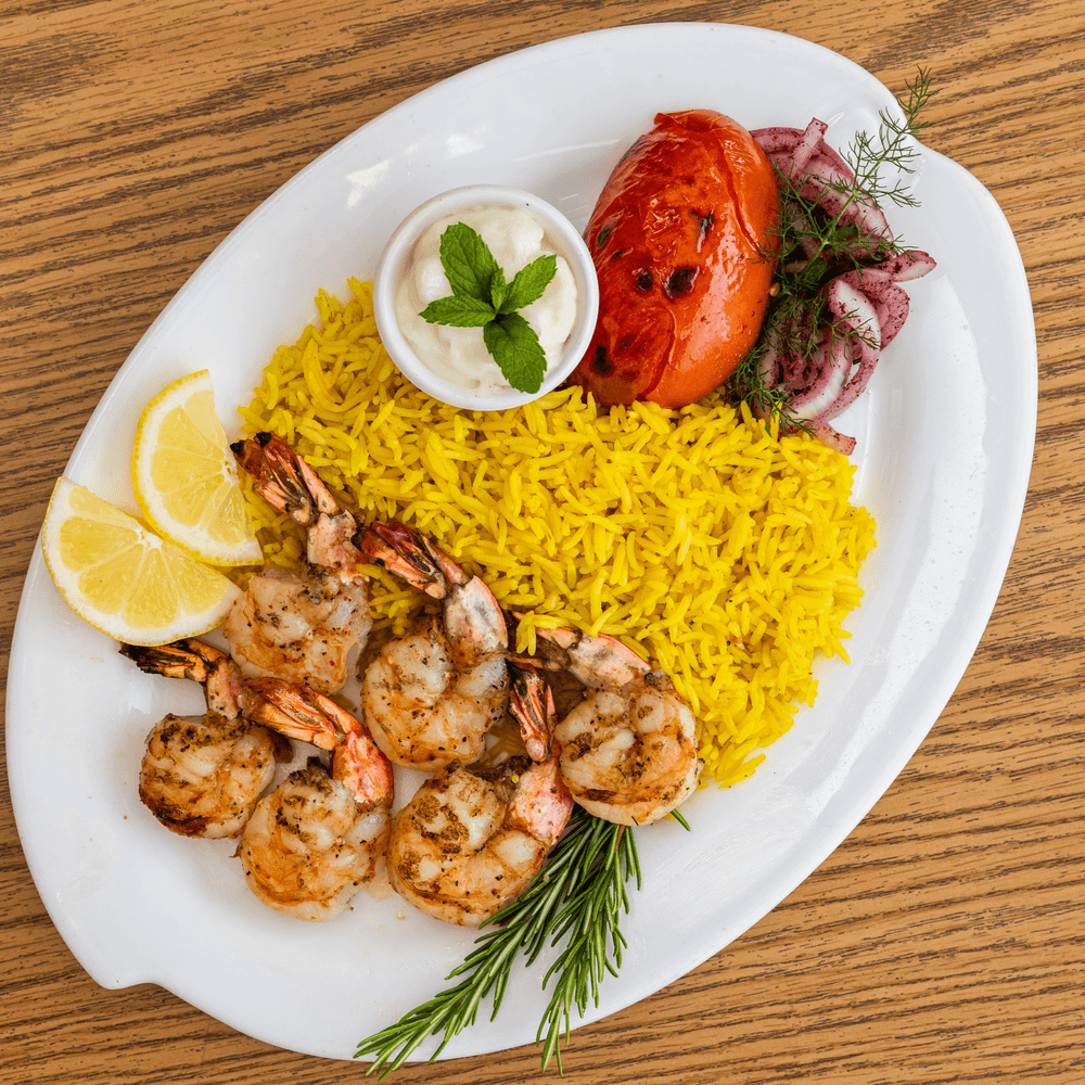 Shrimp kebab