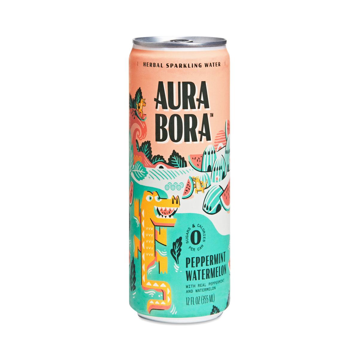 Aura Bora Peppermint Watermelon 12oz