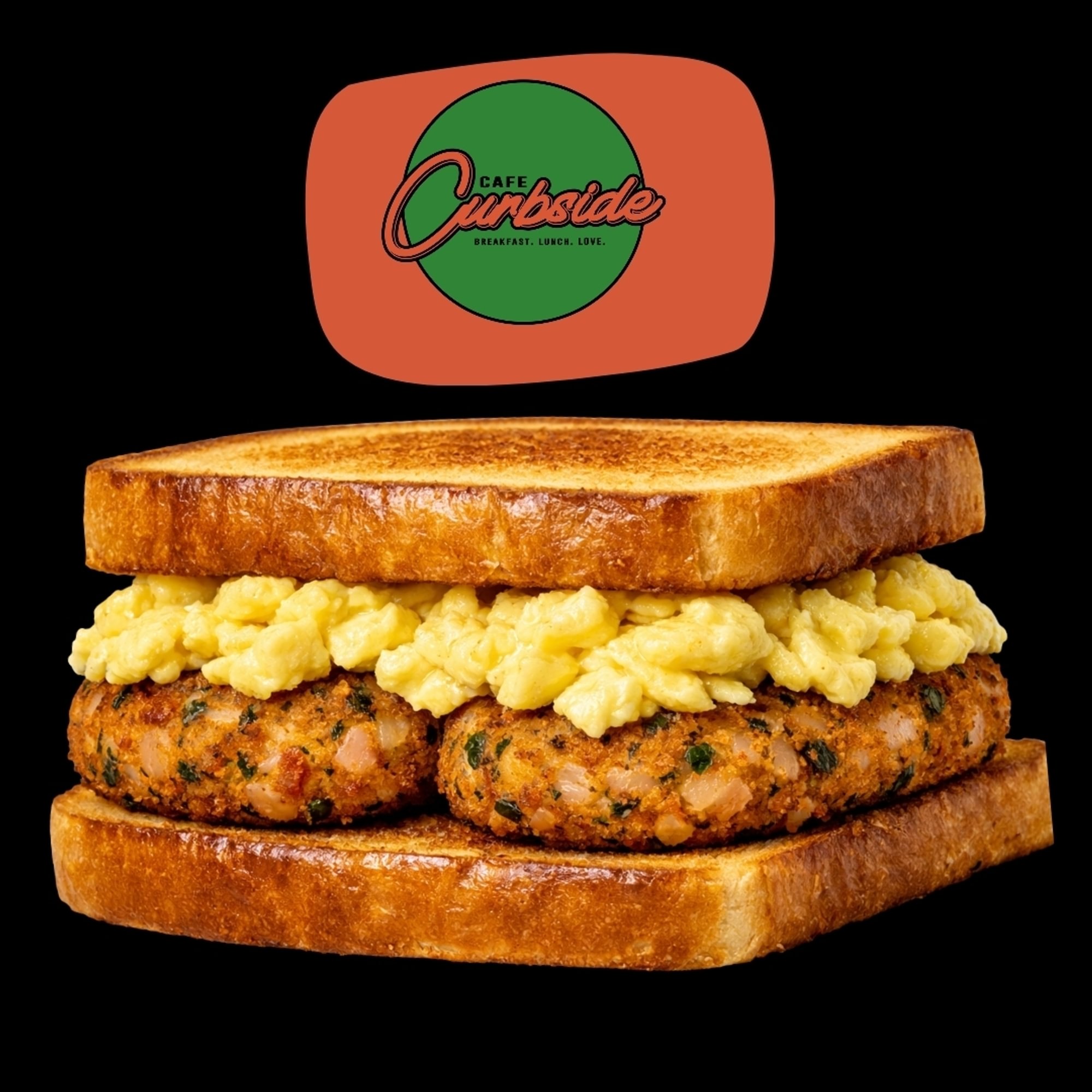 Salmon Cake Egg & Cheese Drop Sandwich