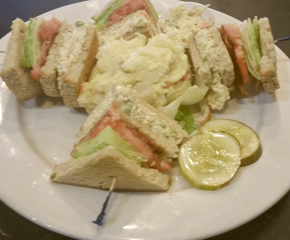 Chicken Salad Club Sandwich