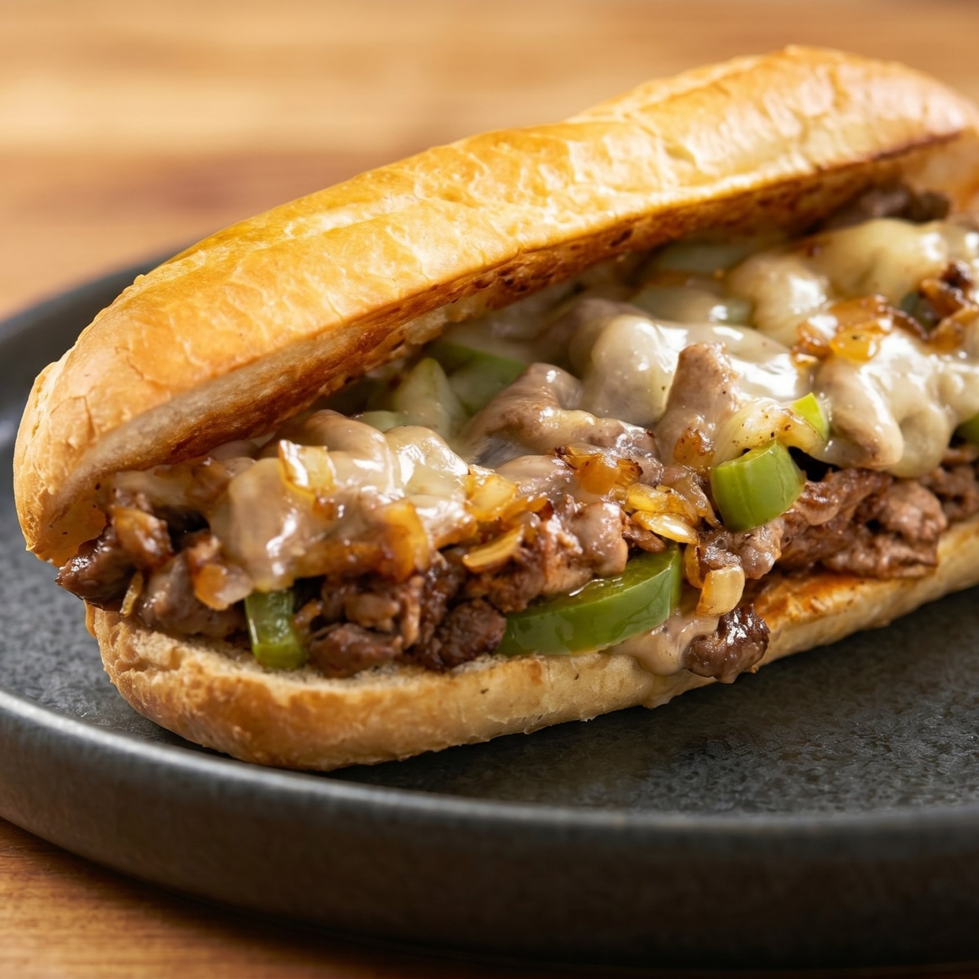 Deluxe Cheesesteak Sandwich