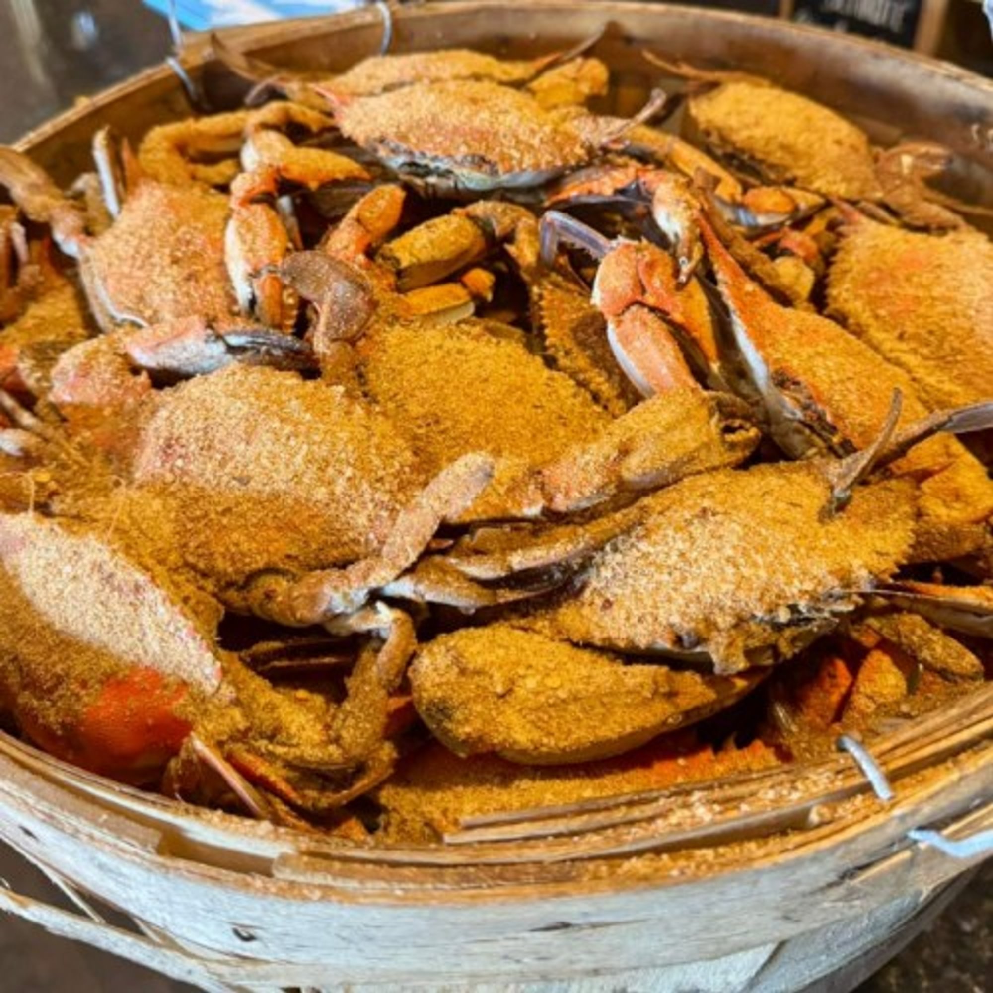 Fresh Blue Crabs - #1’s (Large) Males Bushel