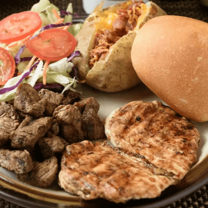 Mixed Grill-Chicken and Steak Tips