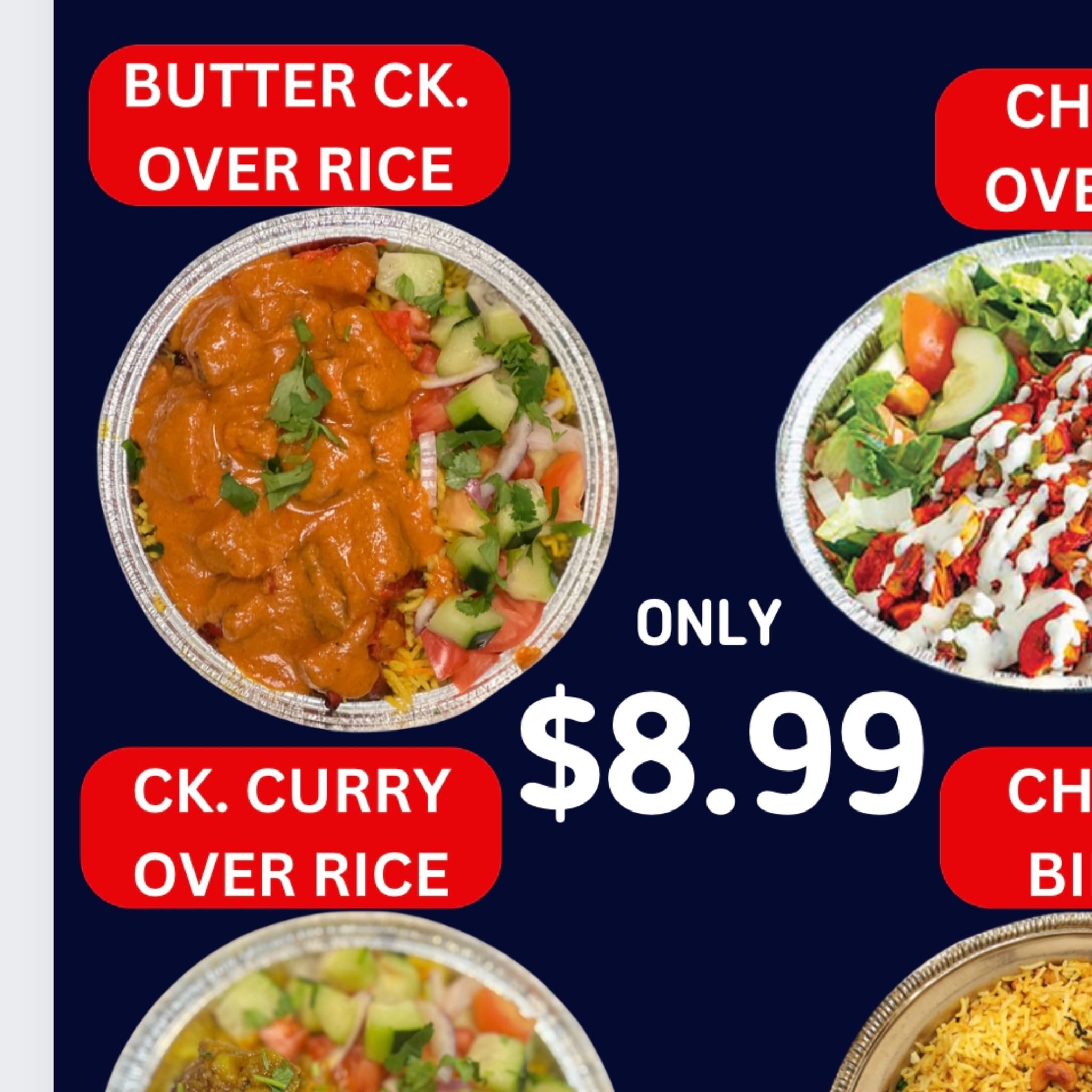 Butter Chicken over Rice