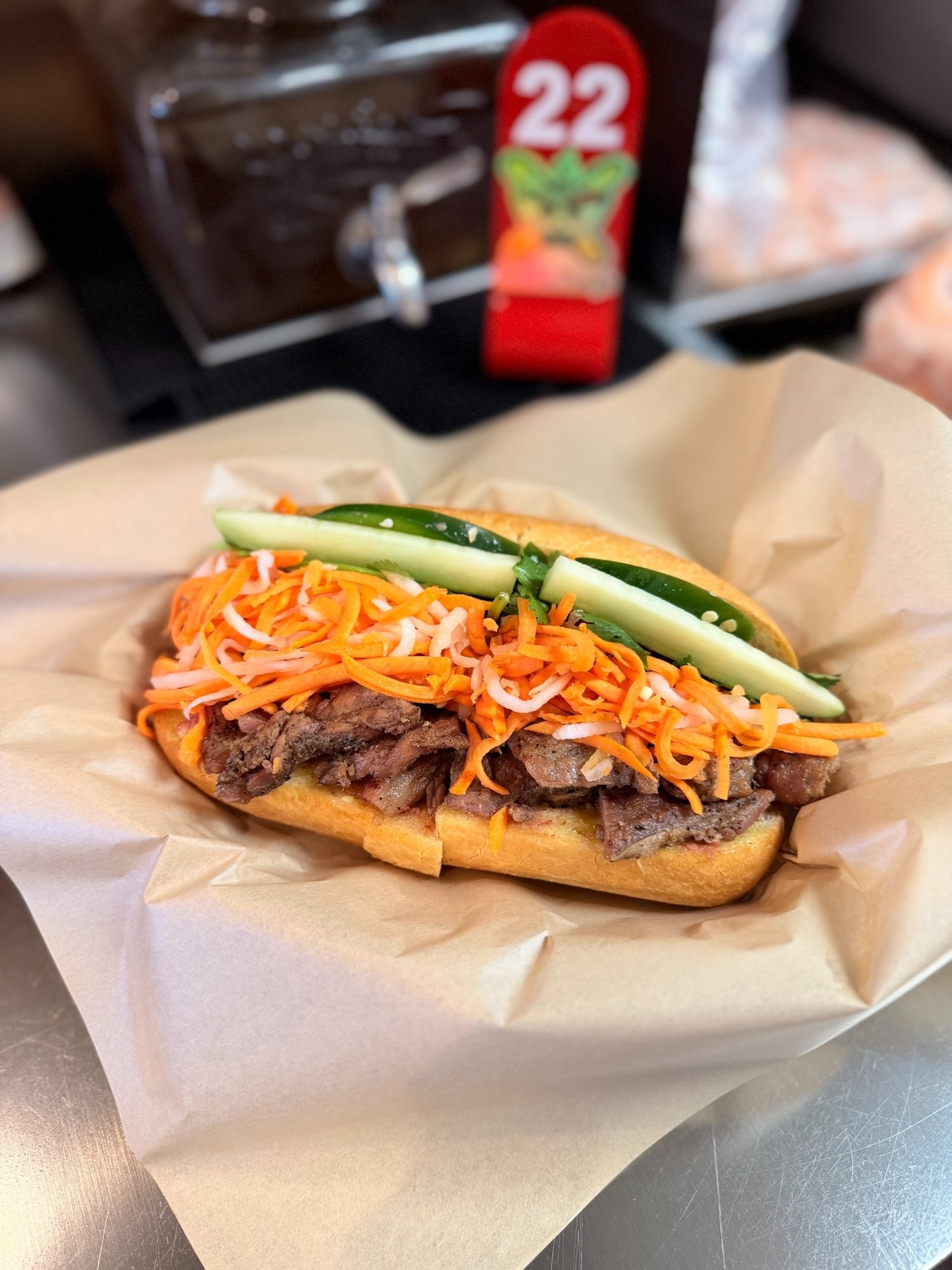 Grilled Pork Sandwich (Bánh mì HEO Nướng)