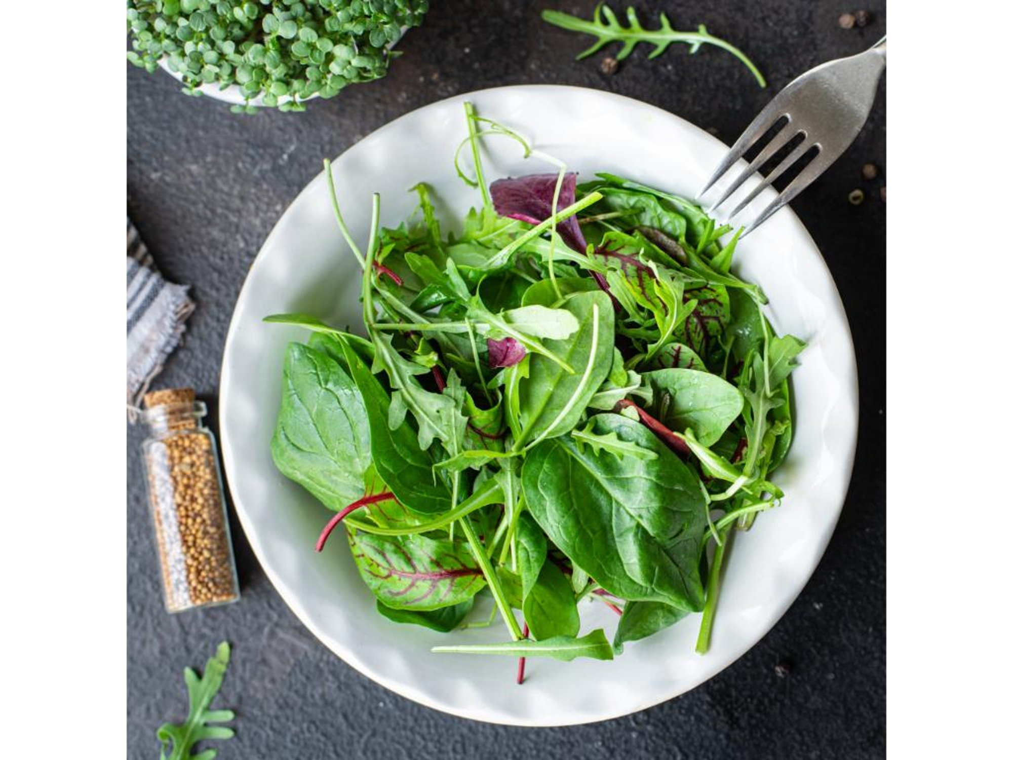 (4S) Spinach Salad