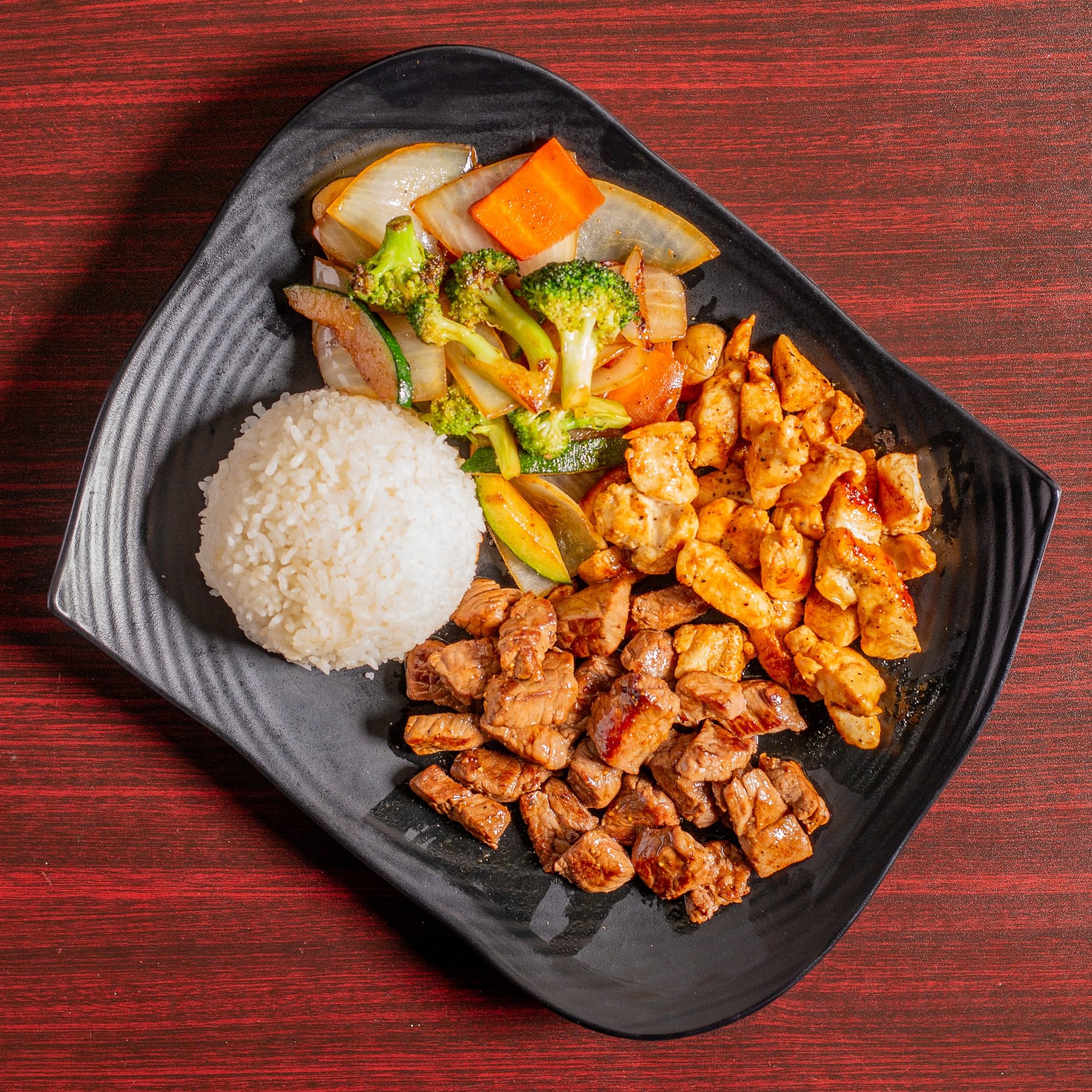 Hibachi Chicken and Steak