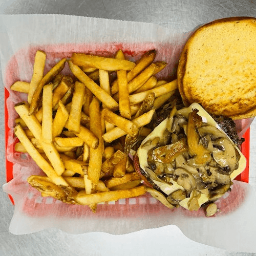Swiss Mushroom Burger