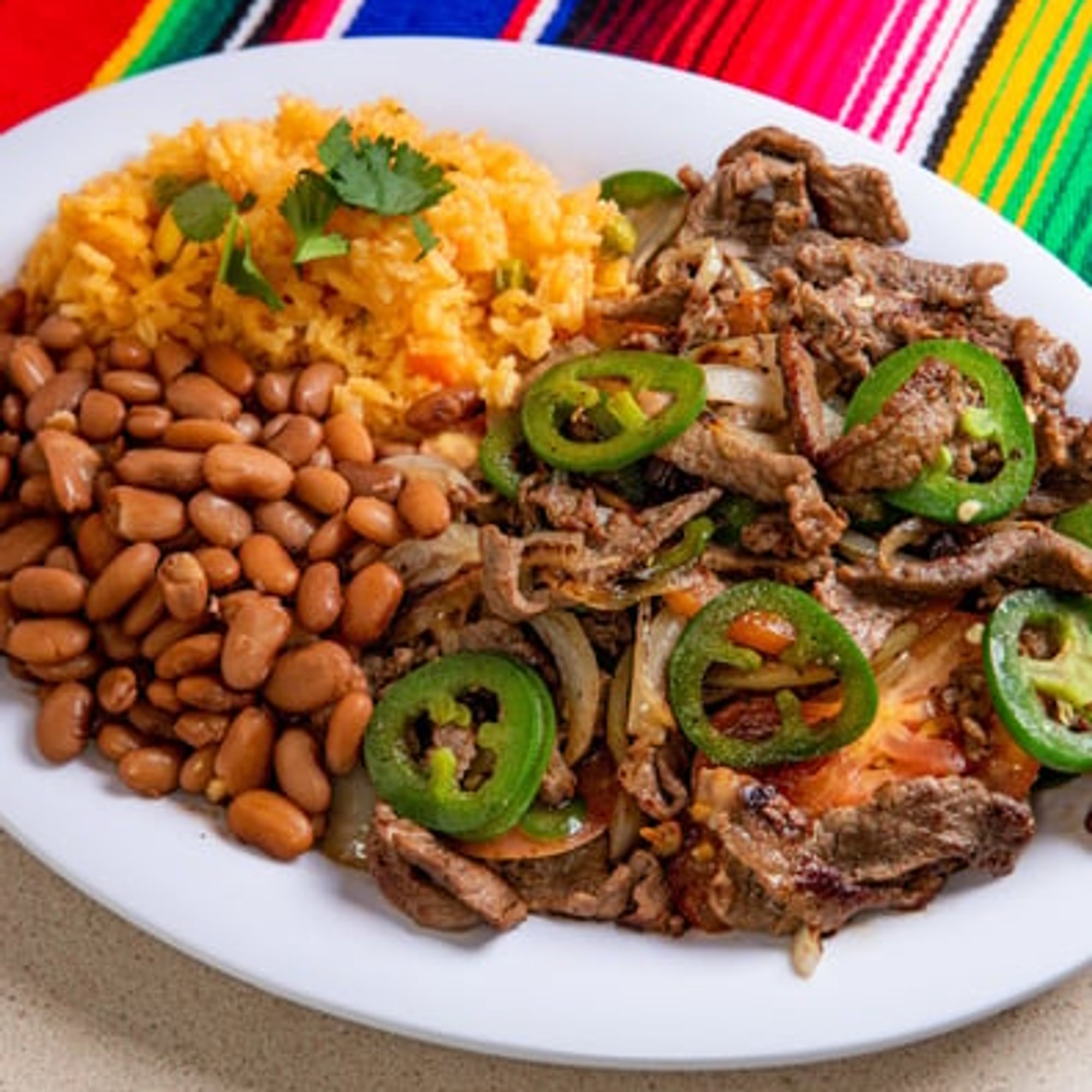 Bistec a La Mexicana