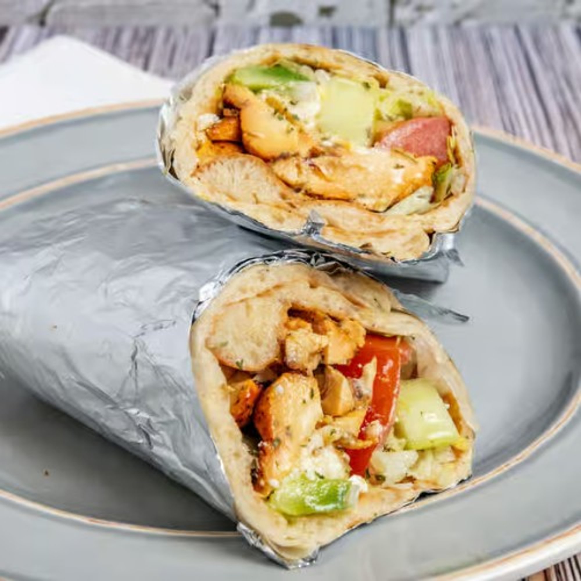Chicken Kabob Wrap