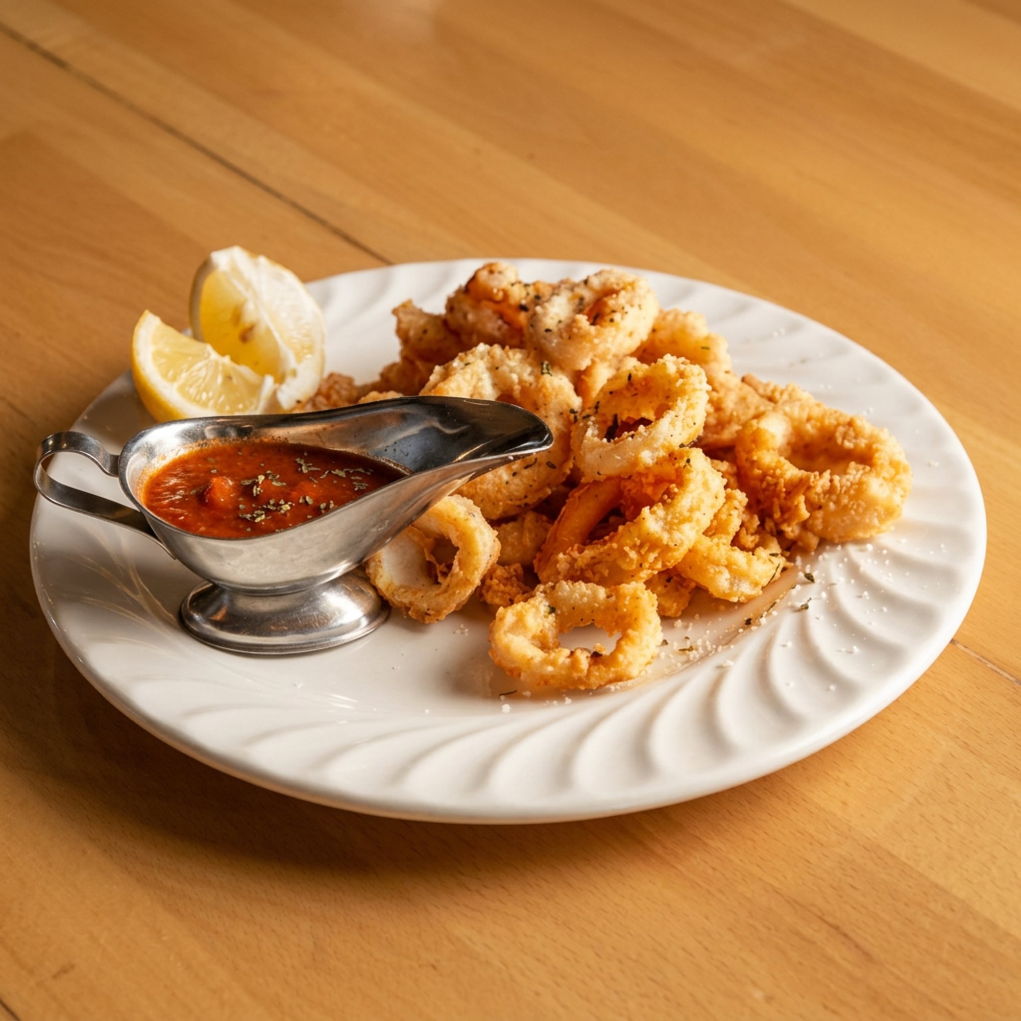 Crispy calamari