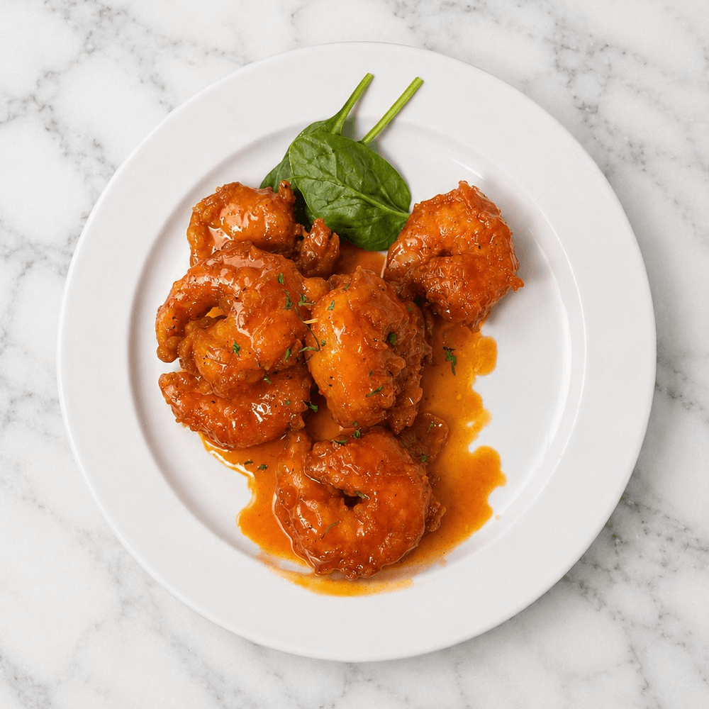 Cognac Glazed Shrimp