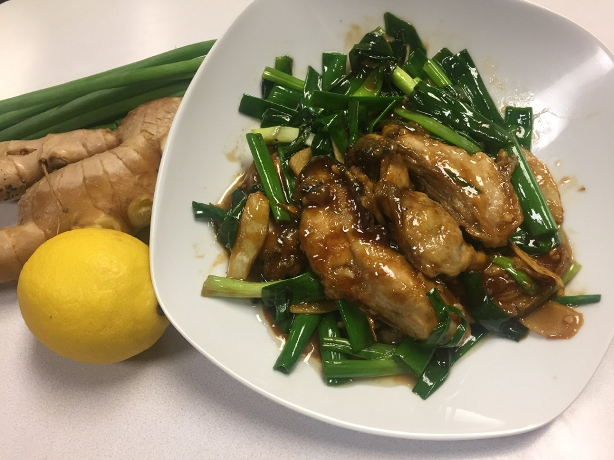 姜葱蚝 49.Oyster with Ginger Onion