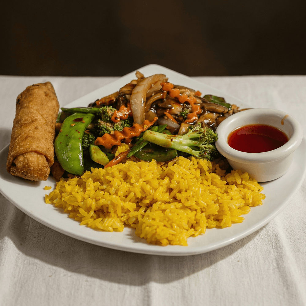 Szechuan Beef or Chicken or Fresh Baby Shrimp Combo