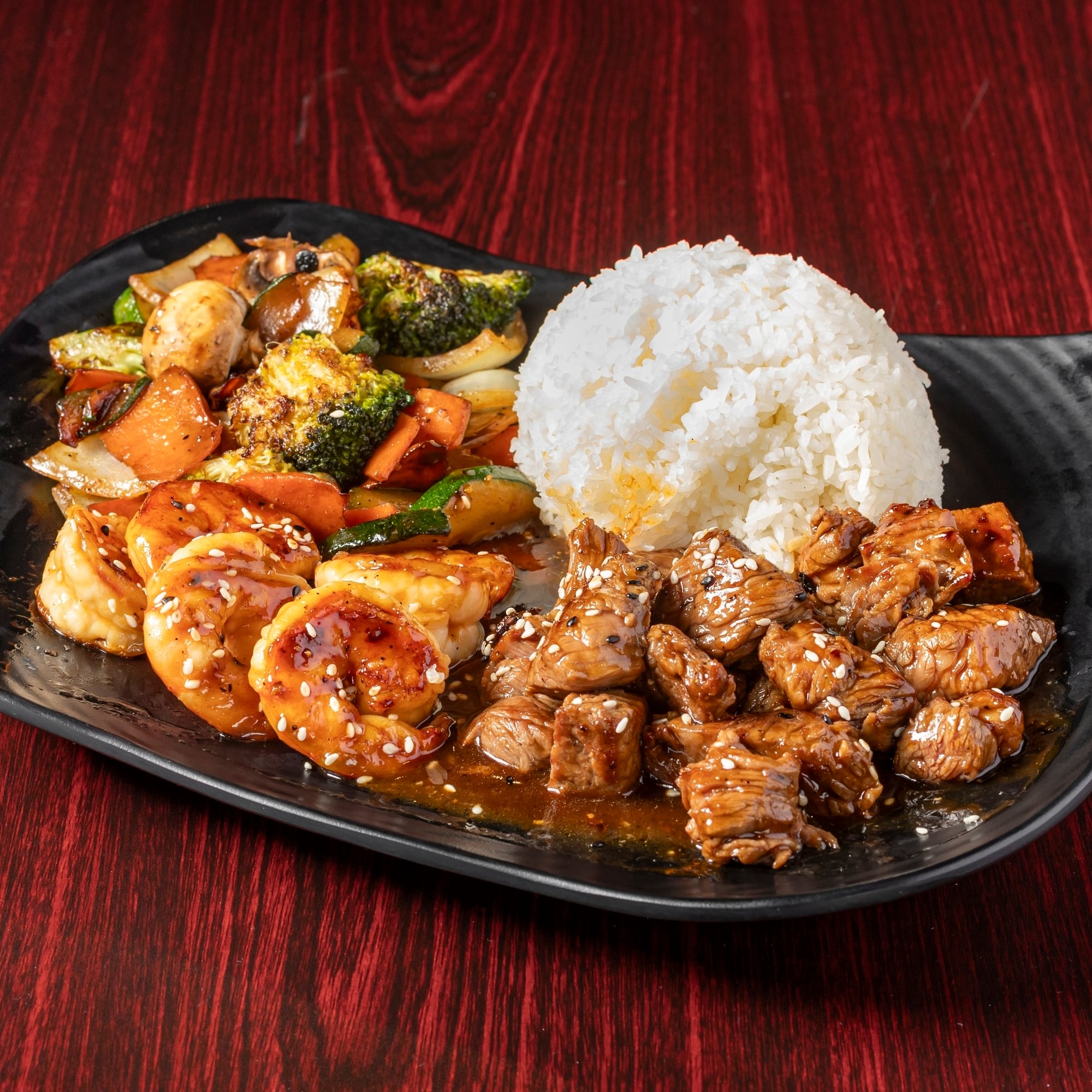Hibachi Steak and Shrimp