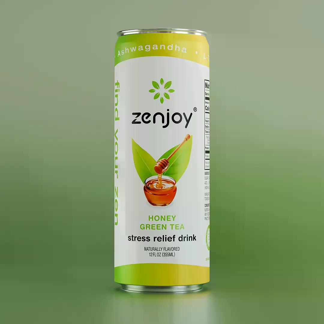 Zenjoy Honey Green Tea 12oz