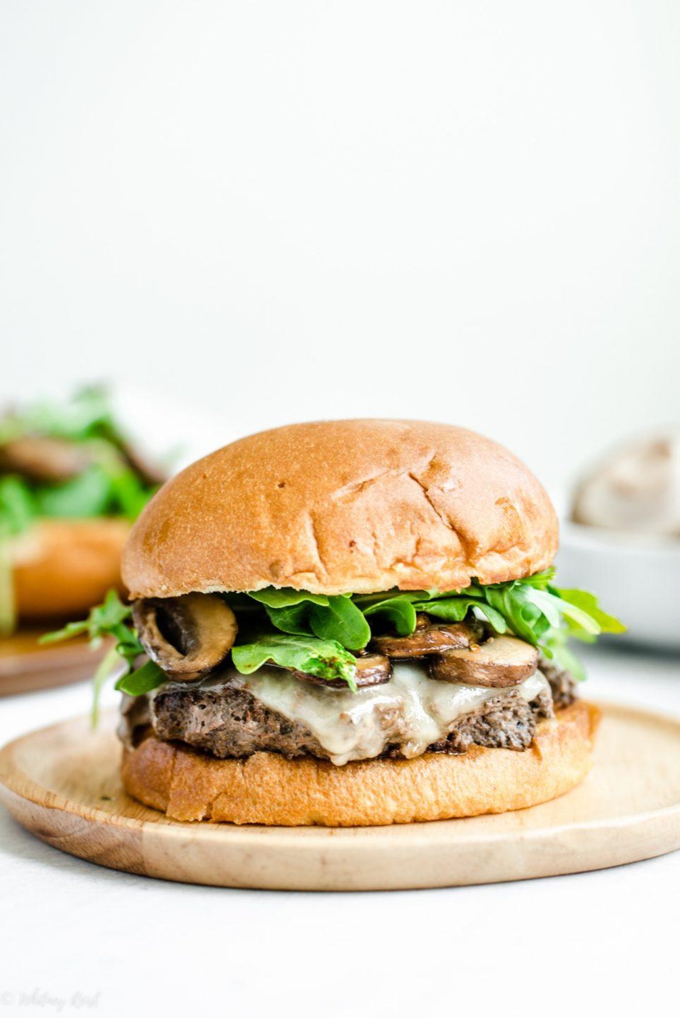 Mushroom Swiss Burger