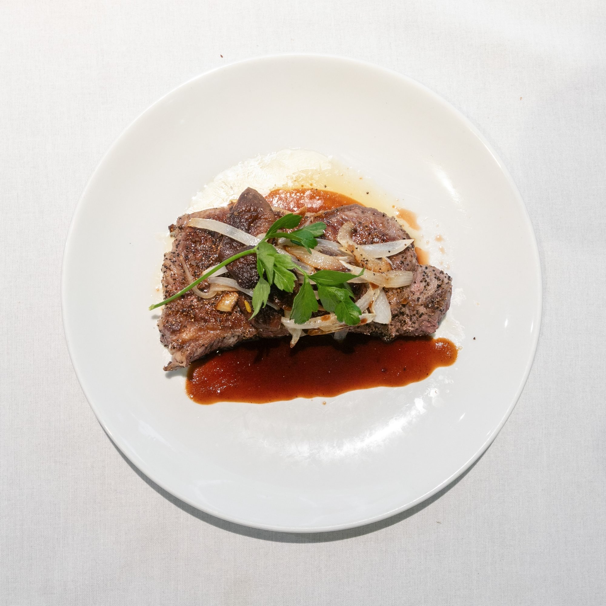 Au Poivre New York Strip