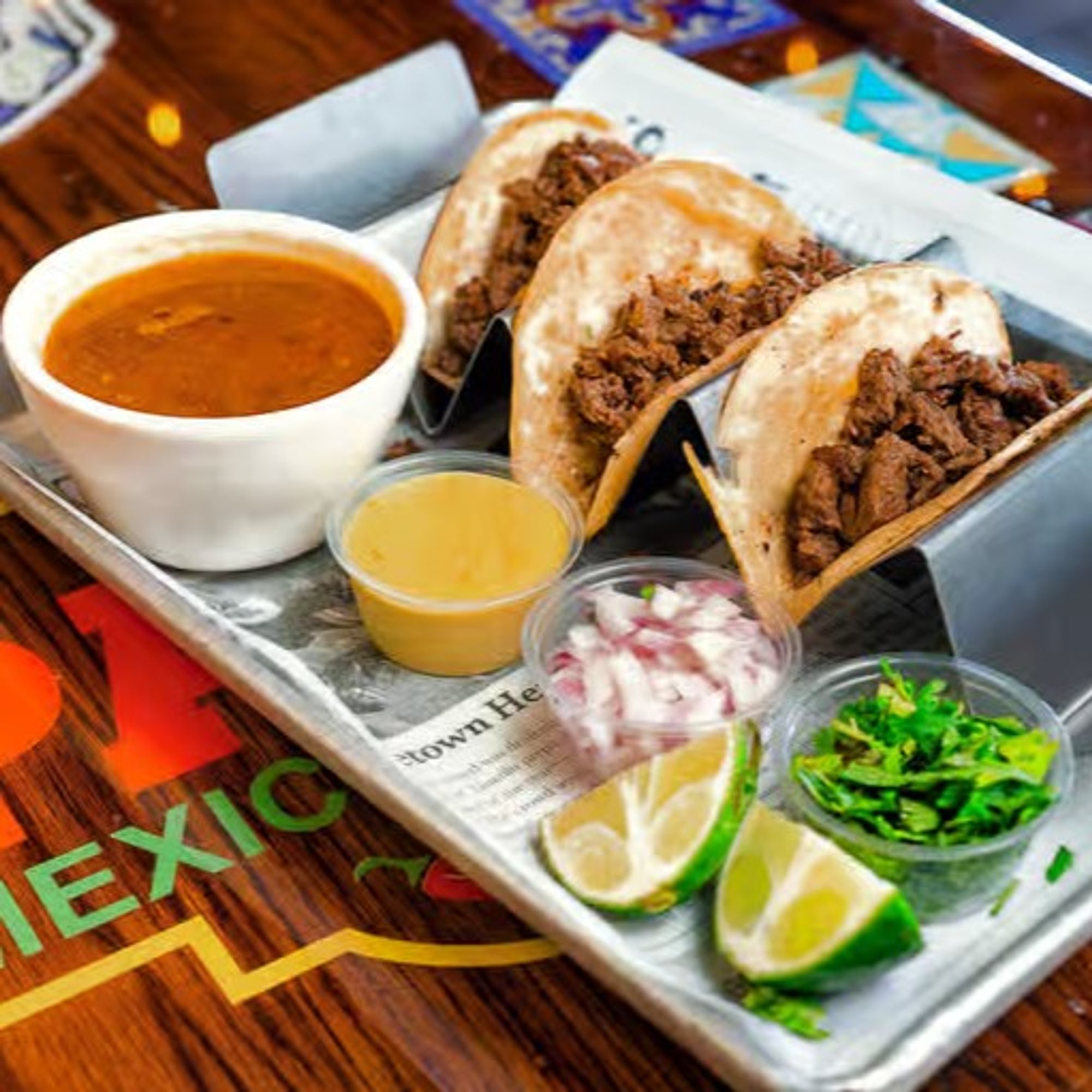 Tacos Mexicanos Platter
