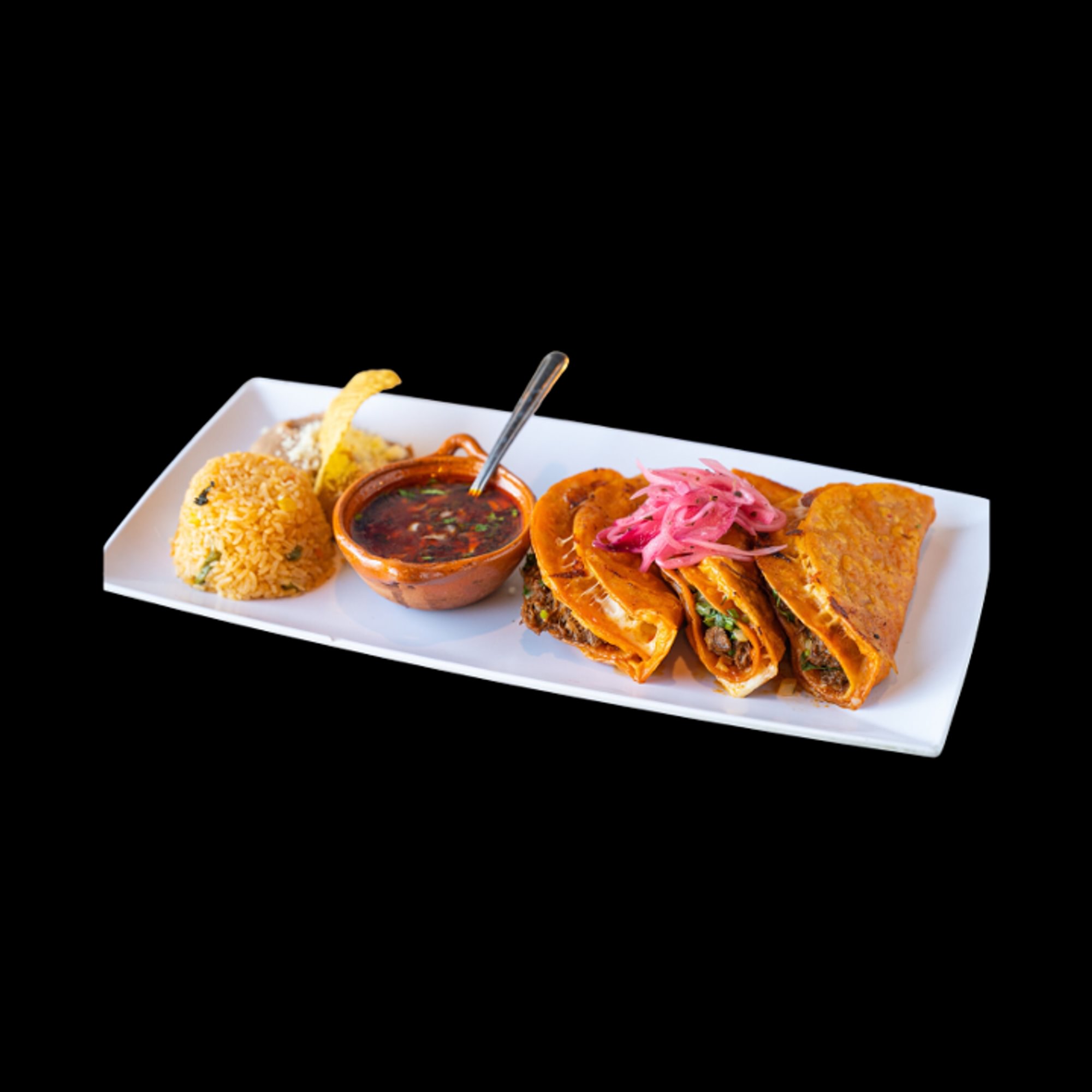 Quesa Birria Taco Dinner
