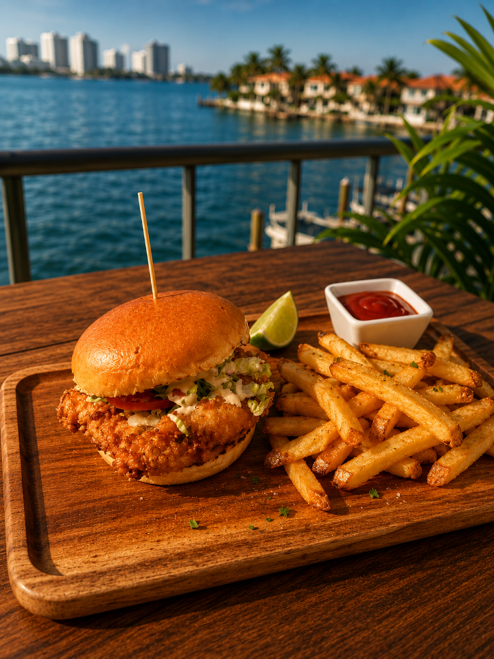 Fried Grouper Sandwich
