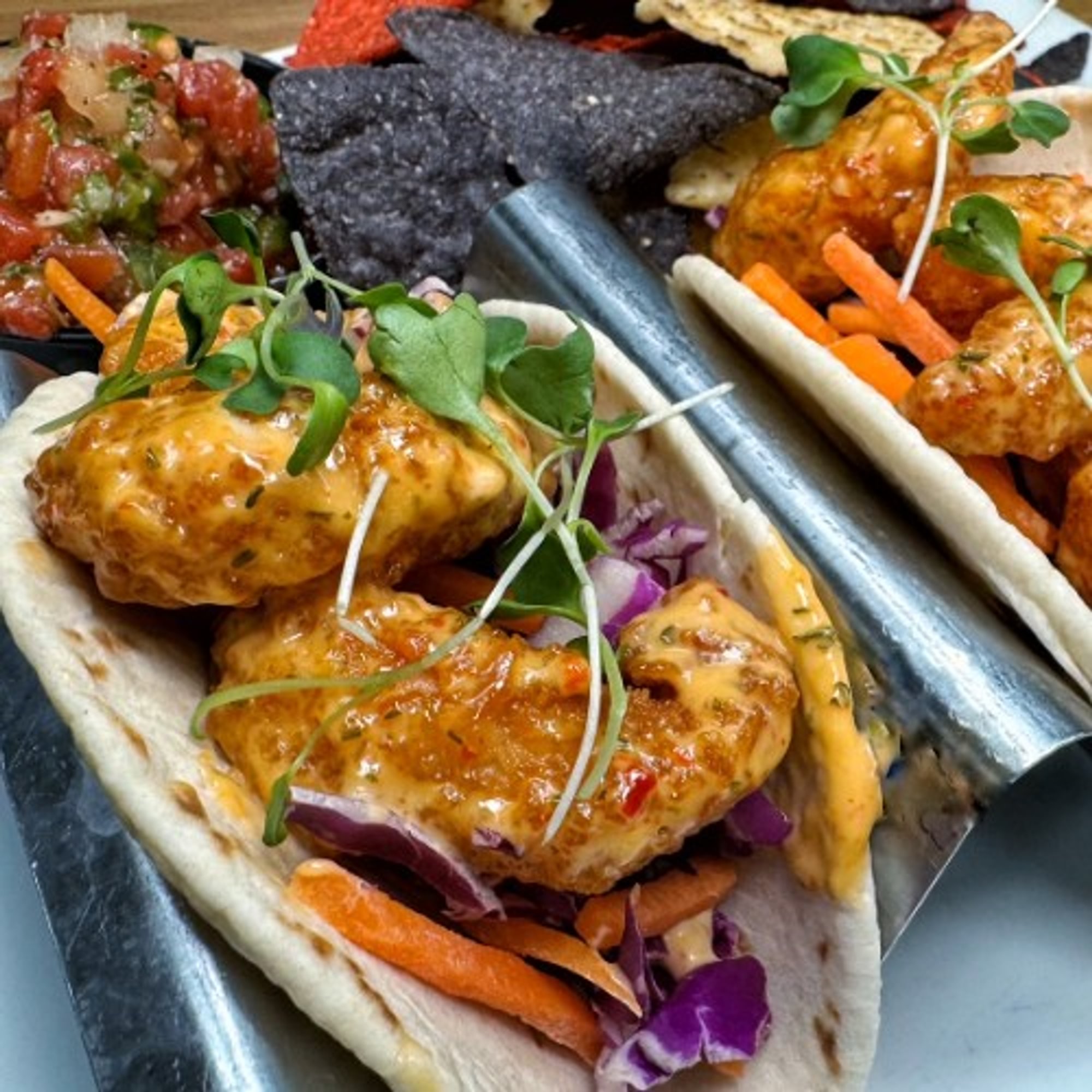 (3) We Bring the Boom Shrimp Tacos