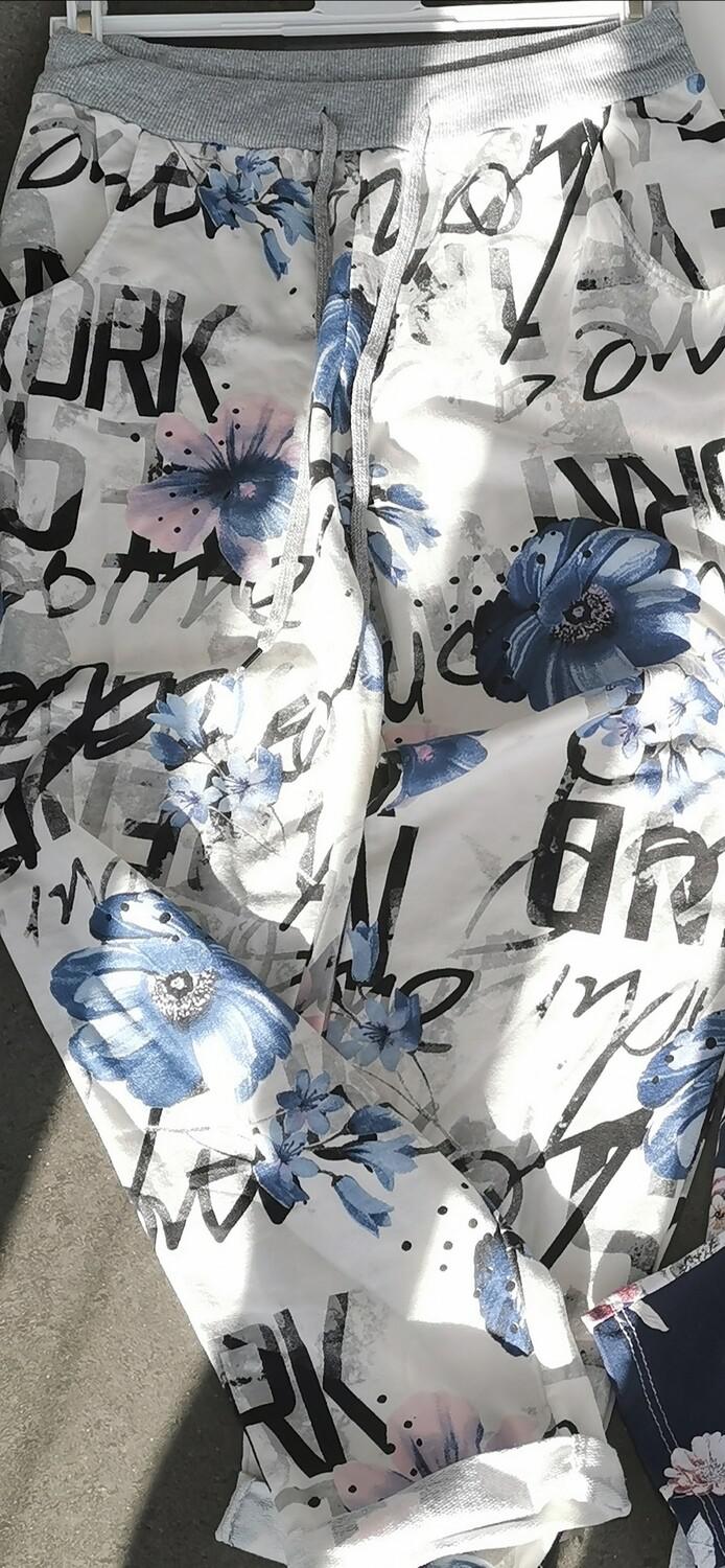Graffiti Print Jog Pants