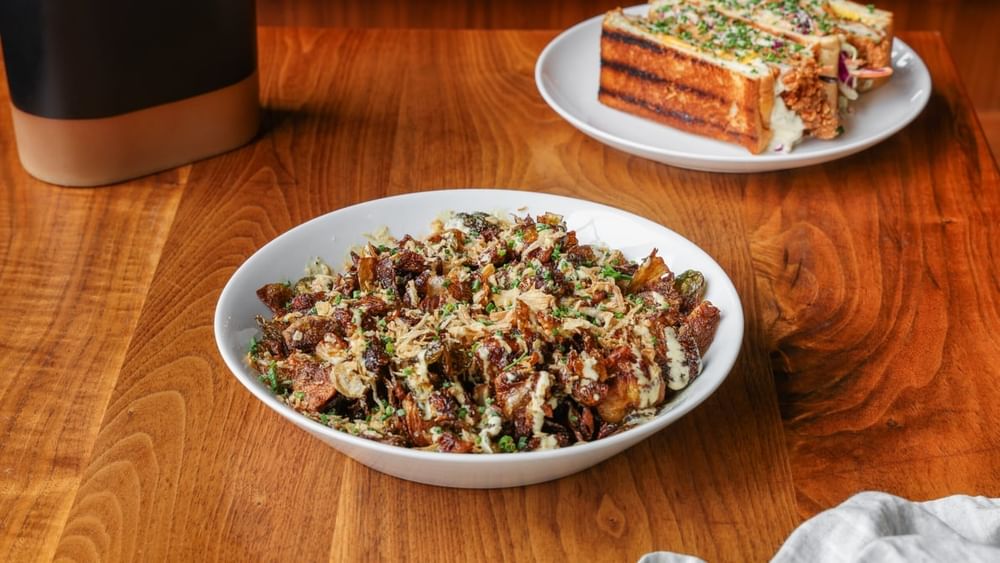 Large Fried Brussels Sprouts