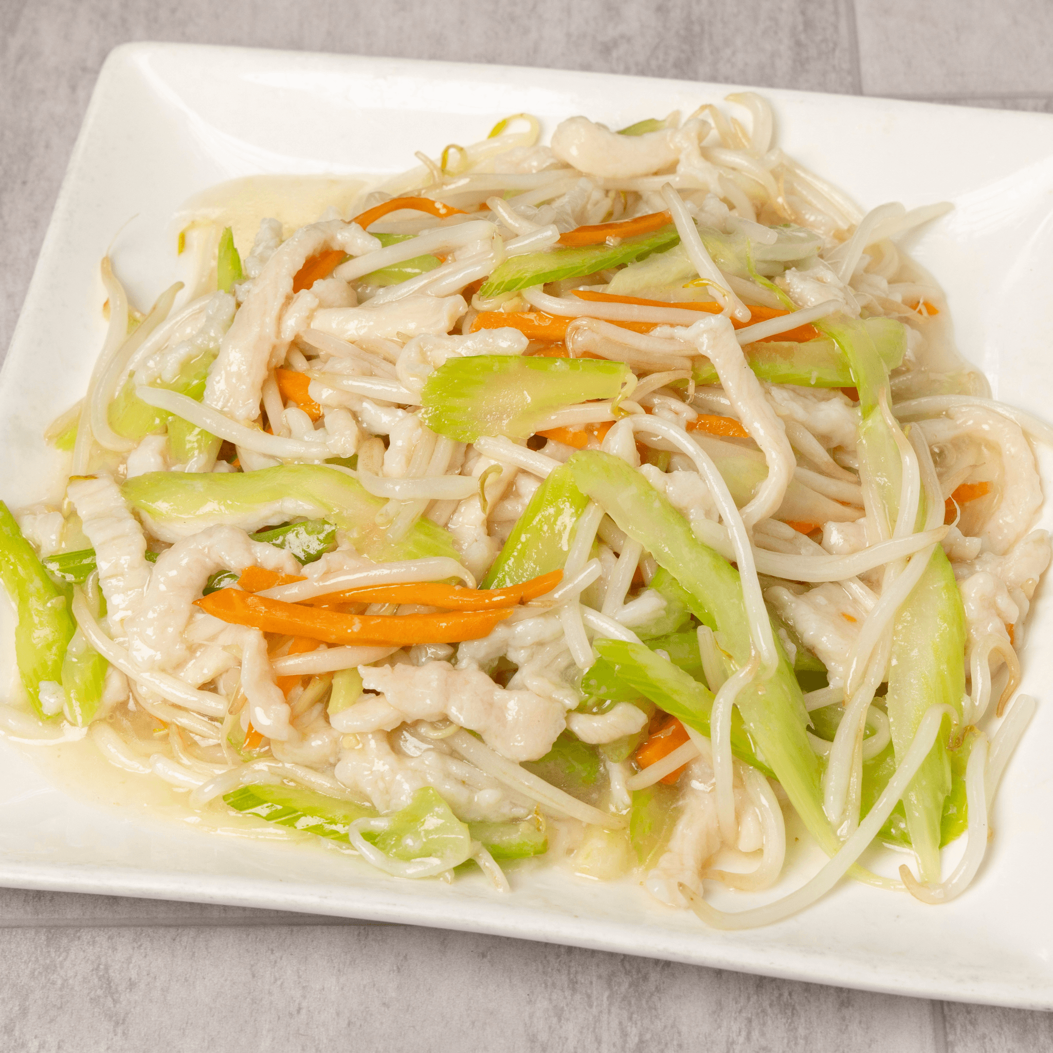 Shredded chicken delight (lunch) / 三色鸡丝(午)