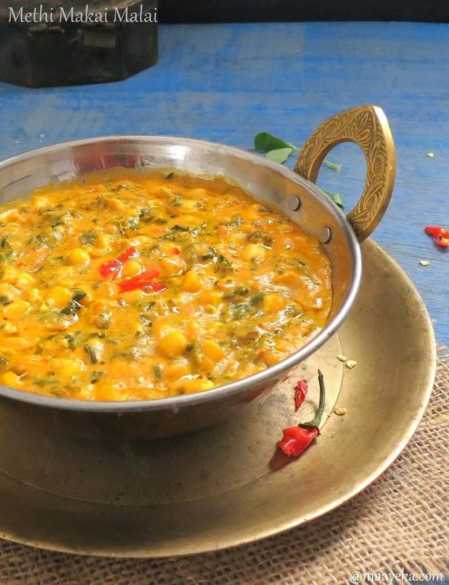 Corn Methi Malai