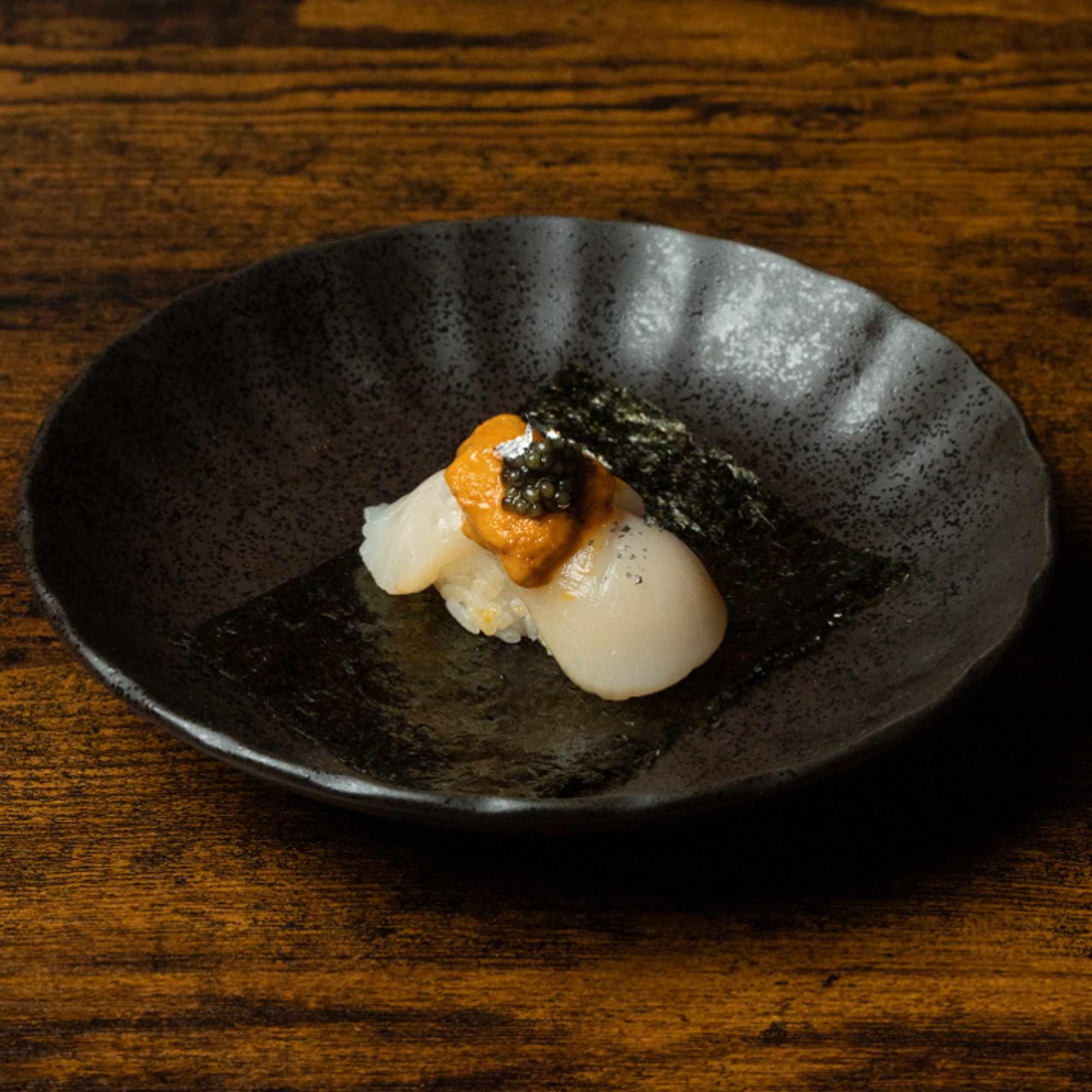 SCALLOP UNI CAVIAR 1PC