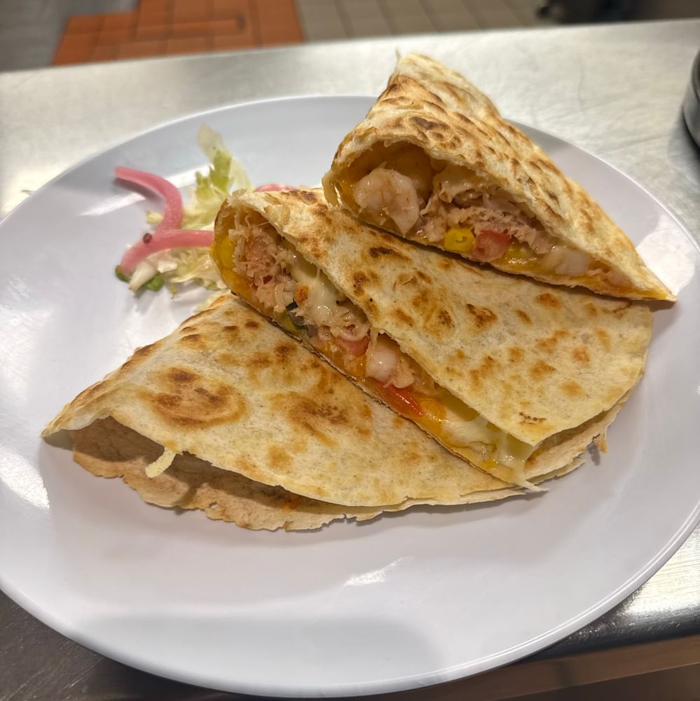 Seafood Quesadilla