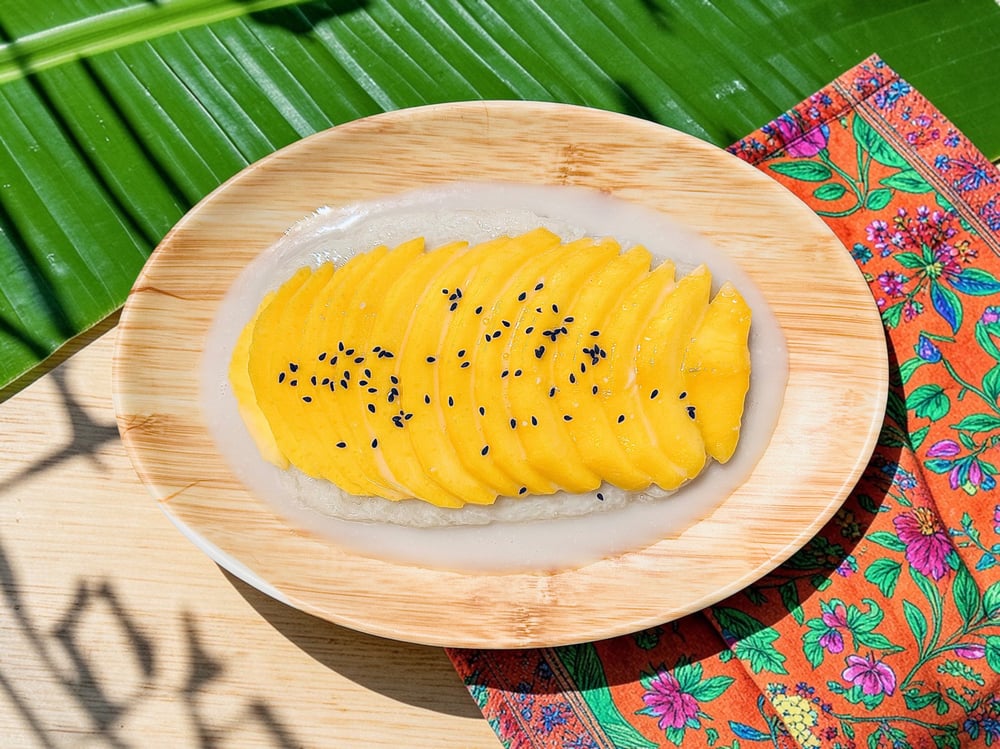 Mango Sticky Rice (Seasonal) ข้าวเหนียวมะม่วง