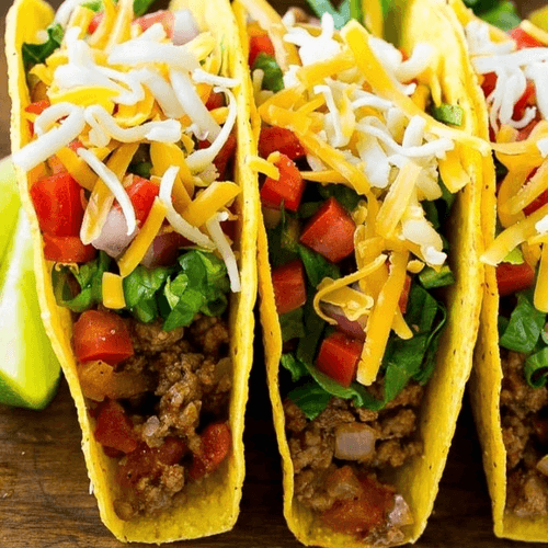 By Dozen crispy tacos