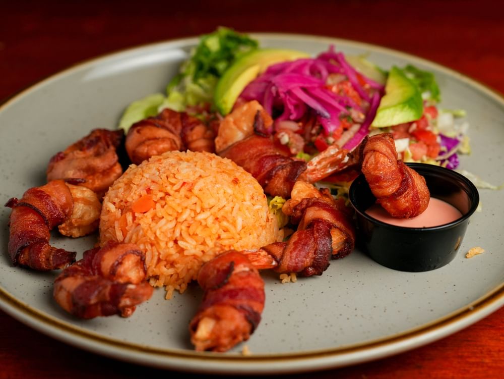 Bacon Wrapped Shrimp Meal (New)