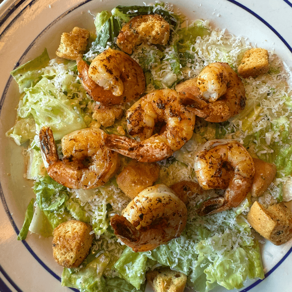 Blackened Shrimp Caesar Salad