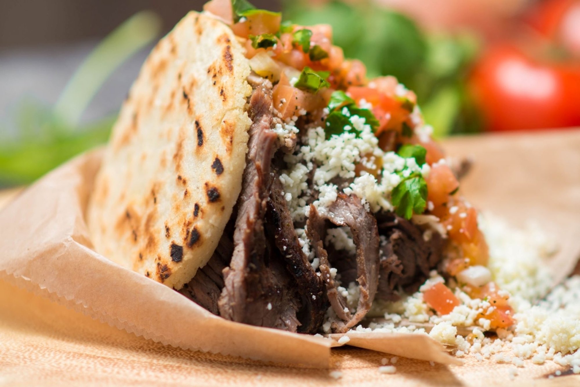 Arepa Carne al Grill/Grilled Beef