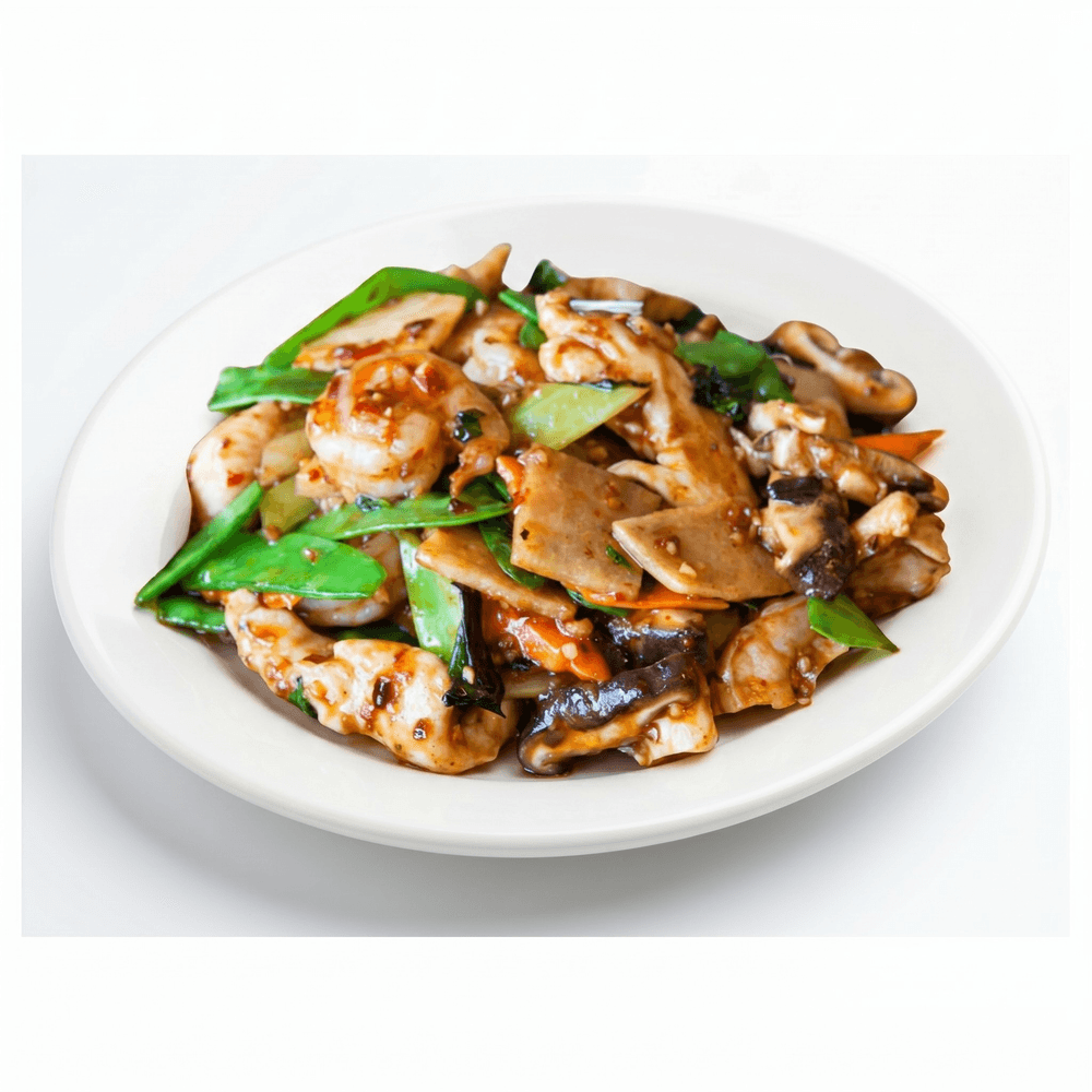 Bangkok Basil Prawns & Chicken
