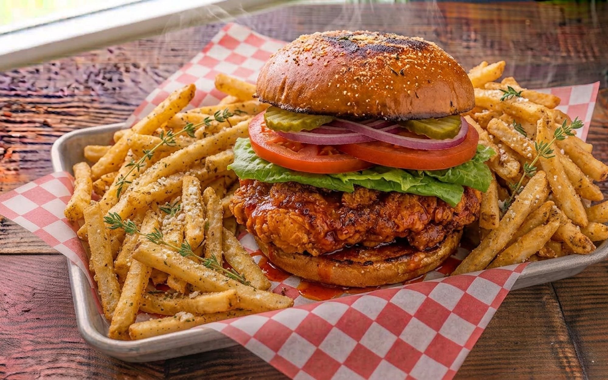 Nashville Hot Chicken Burger