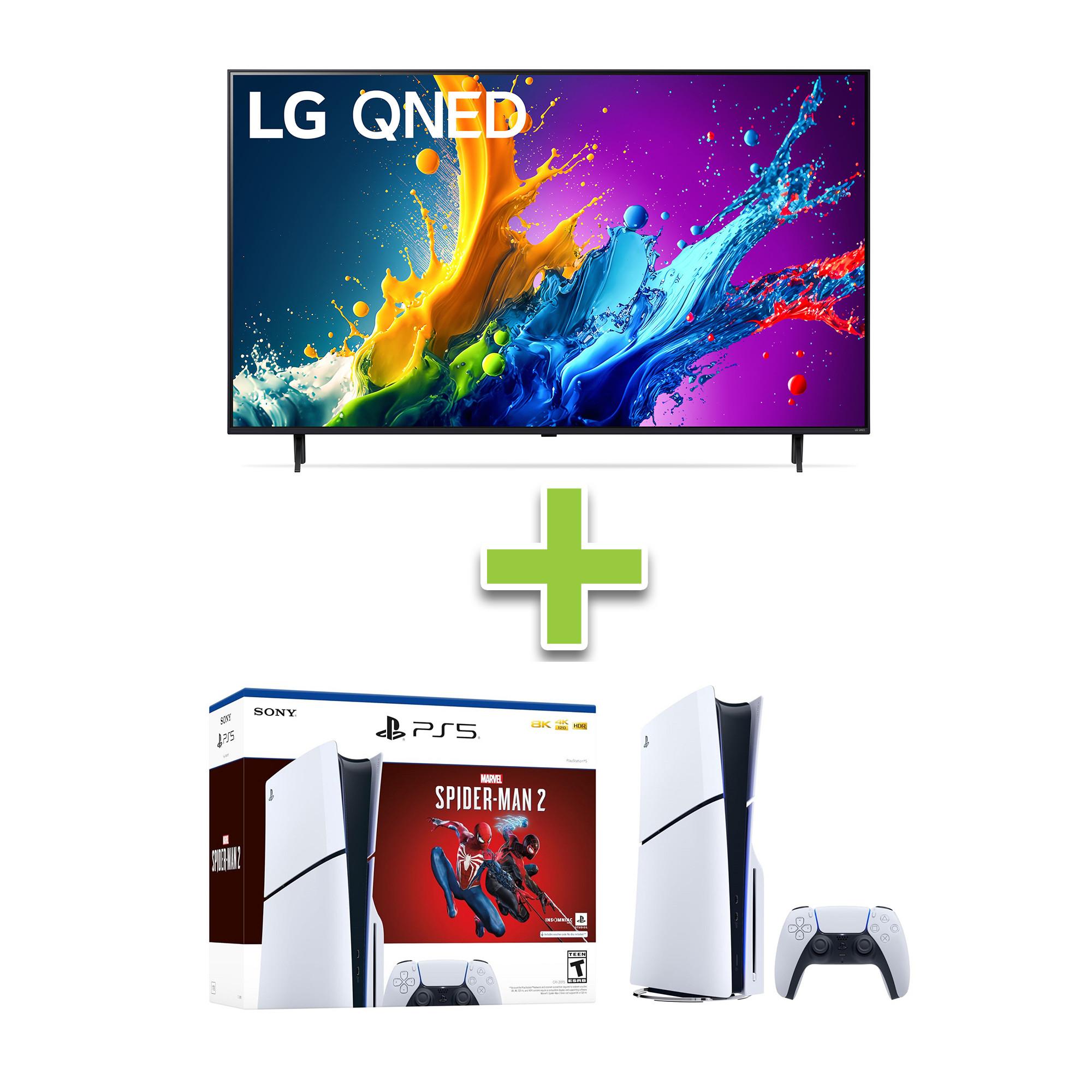75" LG QNED TV & Playstation 5