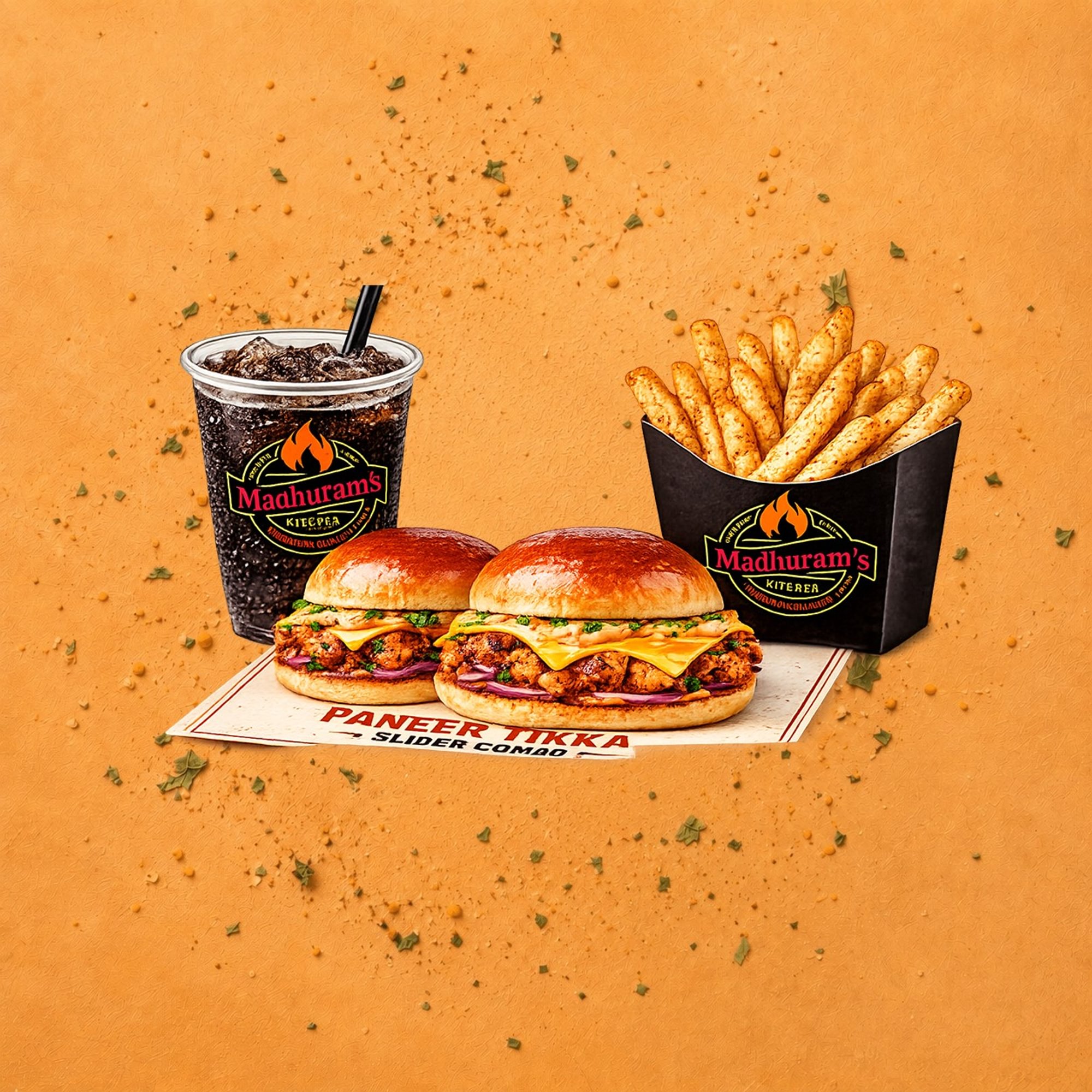 Paneer Tikka Slider Combo